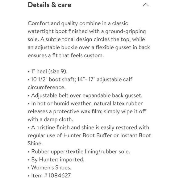 Hunter | Original Short Adjustable Rain Boot - Picture 9 of 9